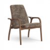 FÅTÖLJ LAMINETT, OLJAD VALNÖT