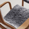 LAMINO Fåtölj + pall, ek/scandinavian grey