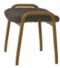 LAMINO fotpall, ek/espresso