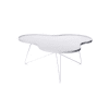 Soffbord FLOWER MONO 90 cm vit