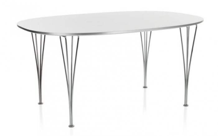 Matbord SUPERELLIPS B616 vit