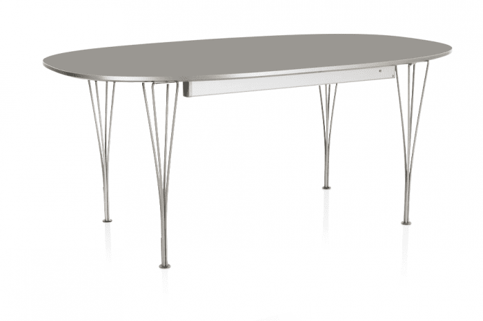 Matbord SUPERELLIPS B619 grå laminat